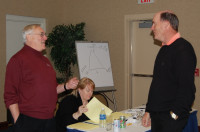 Barry Jolette, Anne Cochran and Greg Moser