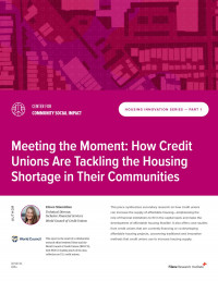 Filene Research Institute Partners with WOCCU to Release Groundbreaking Study on Housing Innovation for Credit Unions