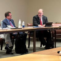 Andy Price (right) addresses the UN DESA Expert Meeting Group