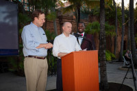From left to right: Worldwide Foundation Board Chair Bill Cheney, WF Executive Director Mike Reuter and Phoenix Belfield 