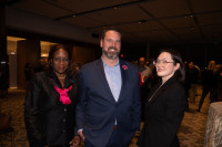 From left: Gail Remy-Rajkumar, Tyler Valentine and Alisa Stetsyshyn