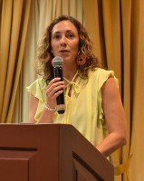 Danielle Spinard speaking at an EIP event in 2023