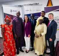 Elissa McCarter LaBorde (Center), with WOCCU TIFI Project team leaders and UM-PAMECAS representatives