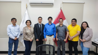 TECCOM representatives with FENACREP executives in Peru
