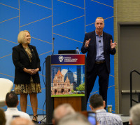 Juli Lews and Jim Lake