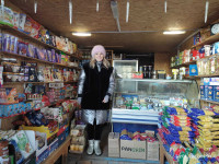 Oksana Shopina in her store
