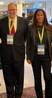 WOCCU Senior VP of Intl. Advocacy Andrew Price and Asst. General Counsel of Intl. Advocacy Panya Monford