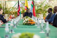 President William Ruto (head of table)