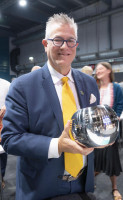 Steve Stapp with his 2025 Distinguished Service Award
